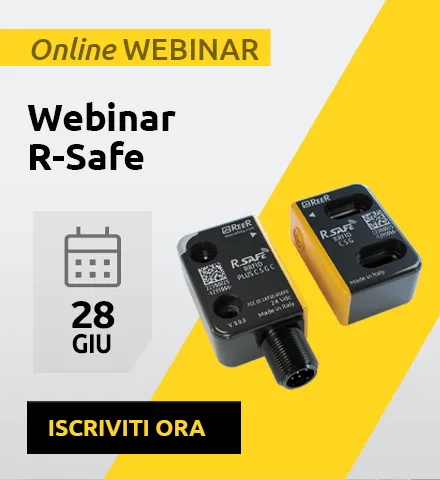 ReeR Academy Webinar R-Safe Sensori di sicurezza per il controllo della posizione di cancelli e ripari mobili